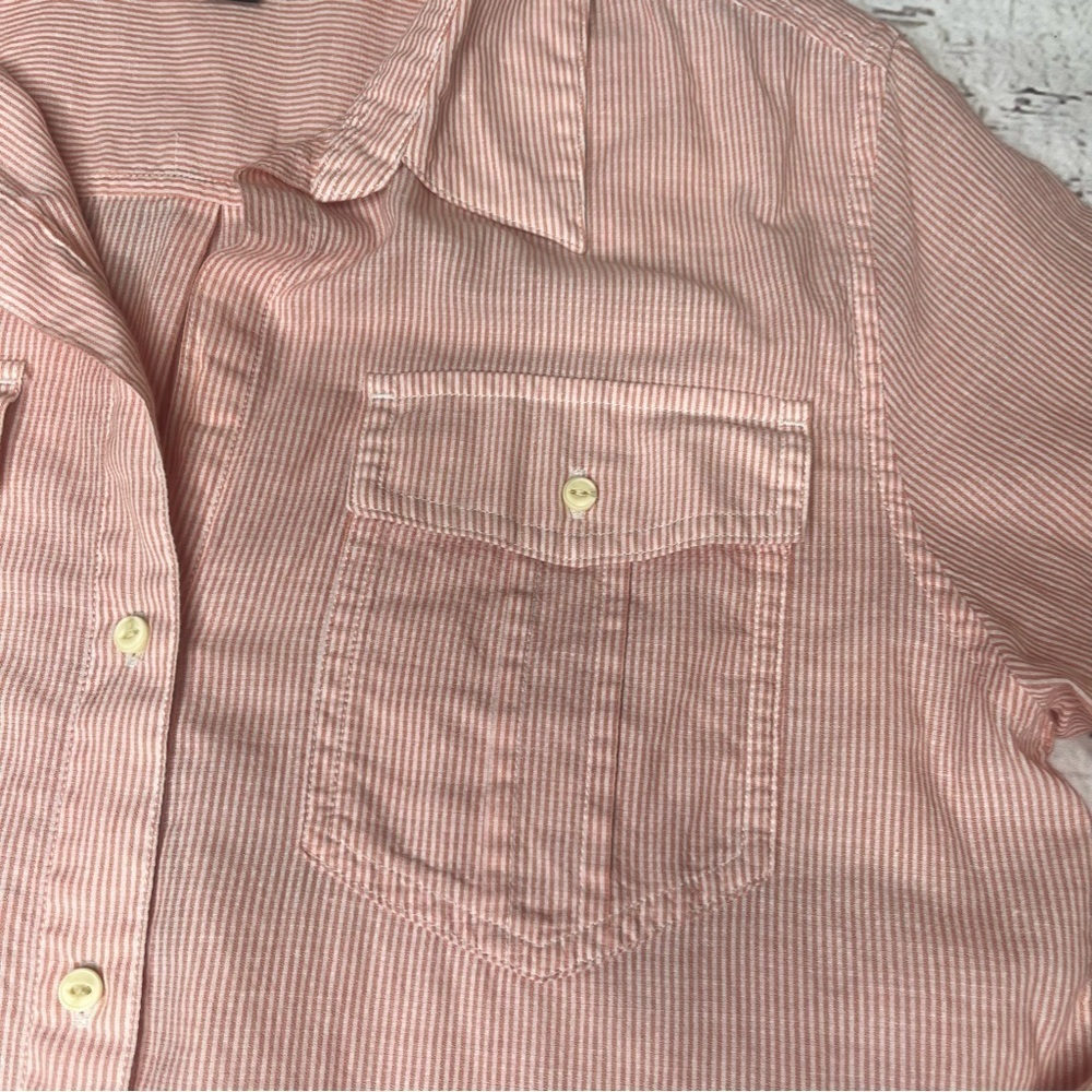 Patagonia Organic Cotton Striped Long Sleeve Shirt Size S - Picture 7 of 11